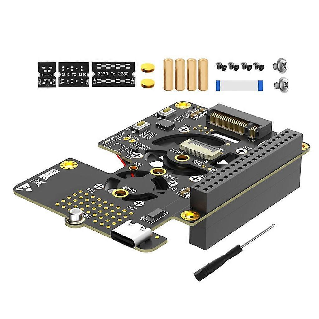 NVME to PCIE Expansion Board Efficient NVME PCIExpress Converter Two Fan