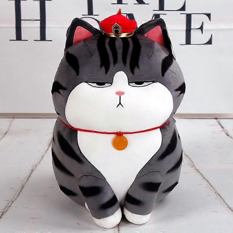 30-50cm万歳私の皇帝猫人形バザールブラックぬいぐるみおもちゃ高品質かわいい漫画アニメぬいぐるみ枕クリスマスギフト子供向け