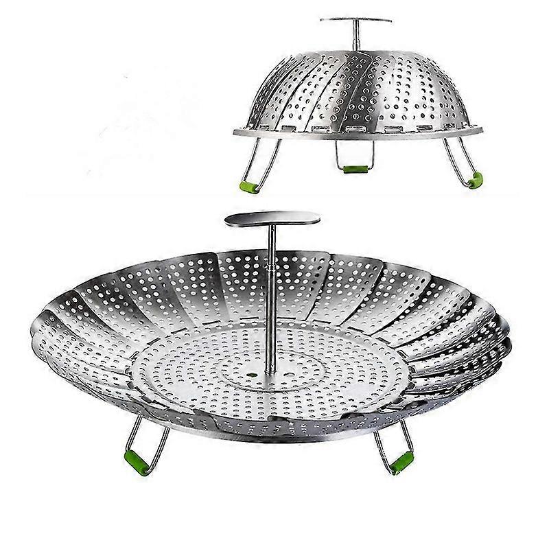 Stainless Steel Vegetable Steamer Basket | Expandable Folding Insert for Various Size Pots