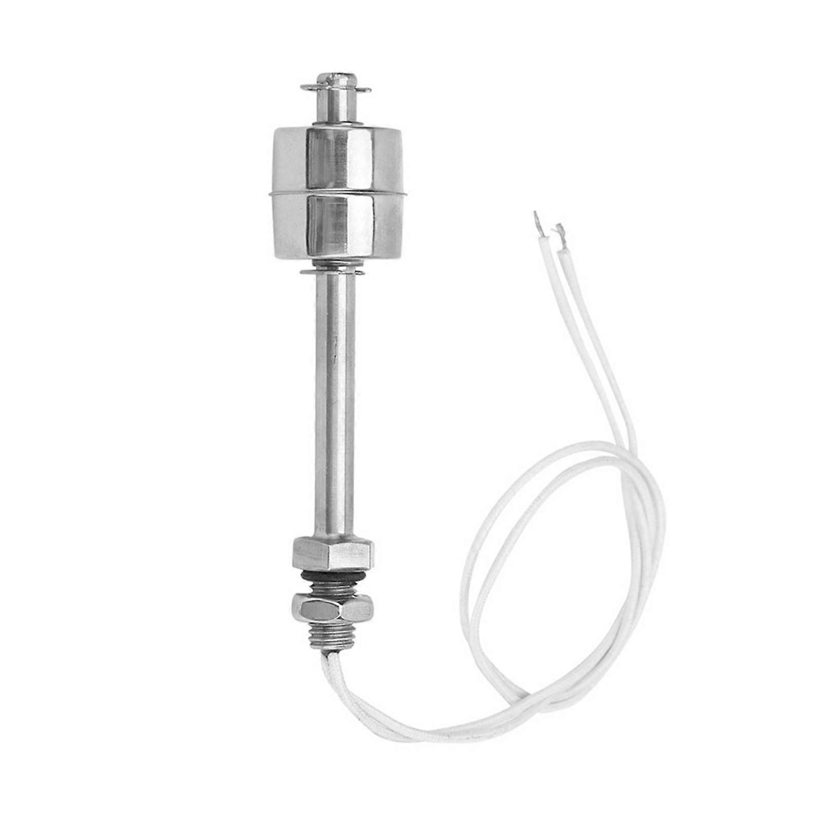 Stainless Steel Liquid Level Sensor Float Switch - 0~220V, Ideal for Pools and Canals, 100mm Length