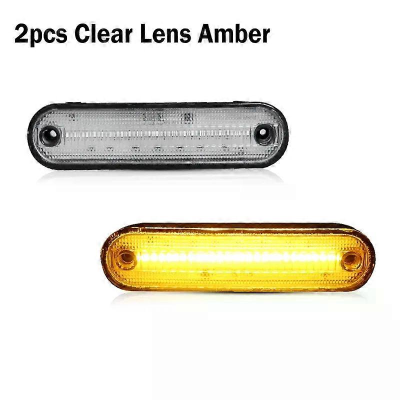 Applies to Amber/Red Full LED Side Marker Light For 1990-2005 Mazda Miata MX-5 Turn SignalLights/Driving Lights,OEM Sidemarker Lamps