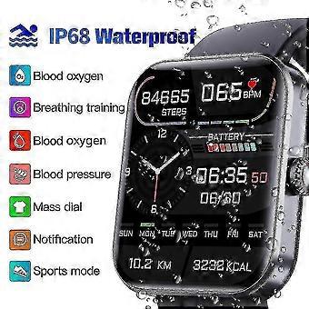 F57l Blutsauerstoffüberwachungsuhr, Blutsauerstoffuhr, Blutdruckuhr Sport-Smartwatch