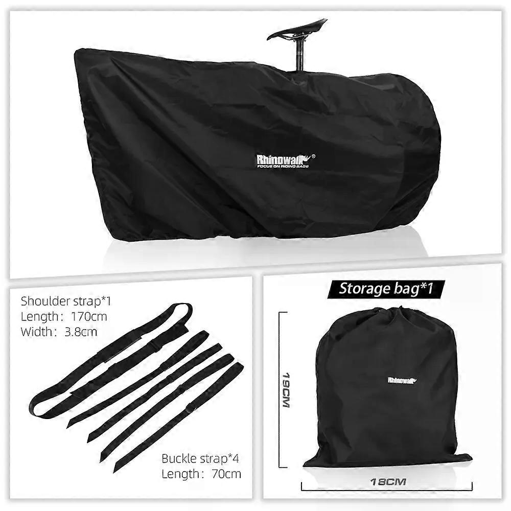 Rhinowalk אופניים אחסון תיק כיסוי נייד מתאים 27.5 אינץ' ומתחת MTB / 700C אופני כביש אופני אור אופני נסיעות לשאת תיק כתף