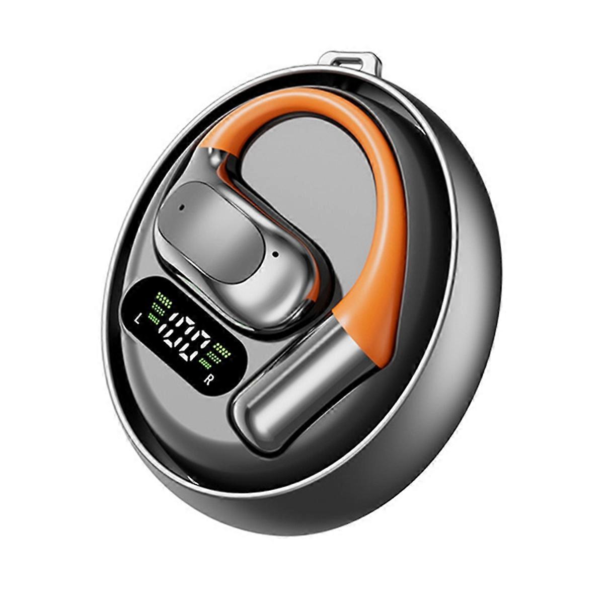 M113 Smart Translator Headset 144-Language AI Translation Earbuds Wireless on-Ear Translator Device Gray