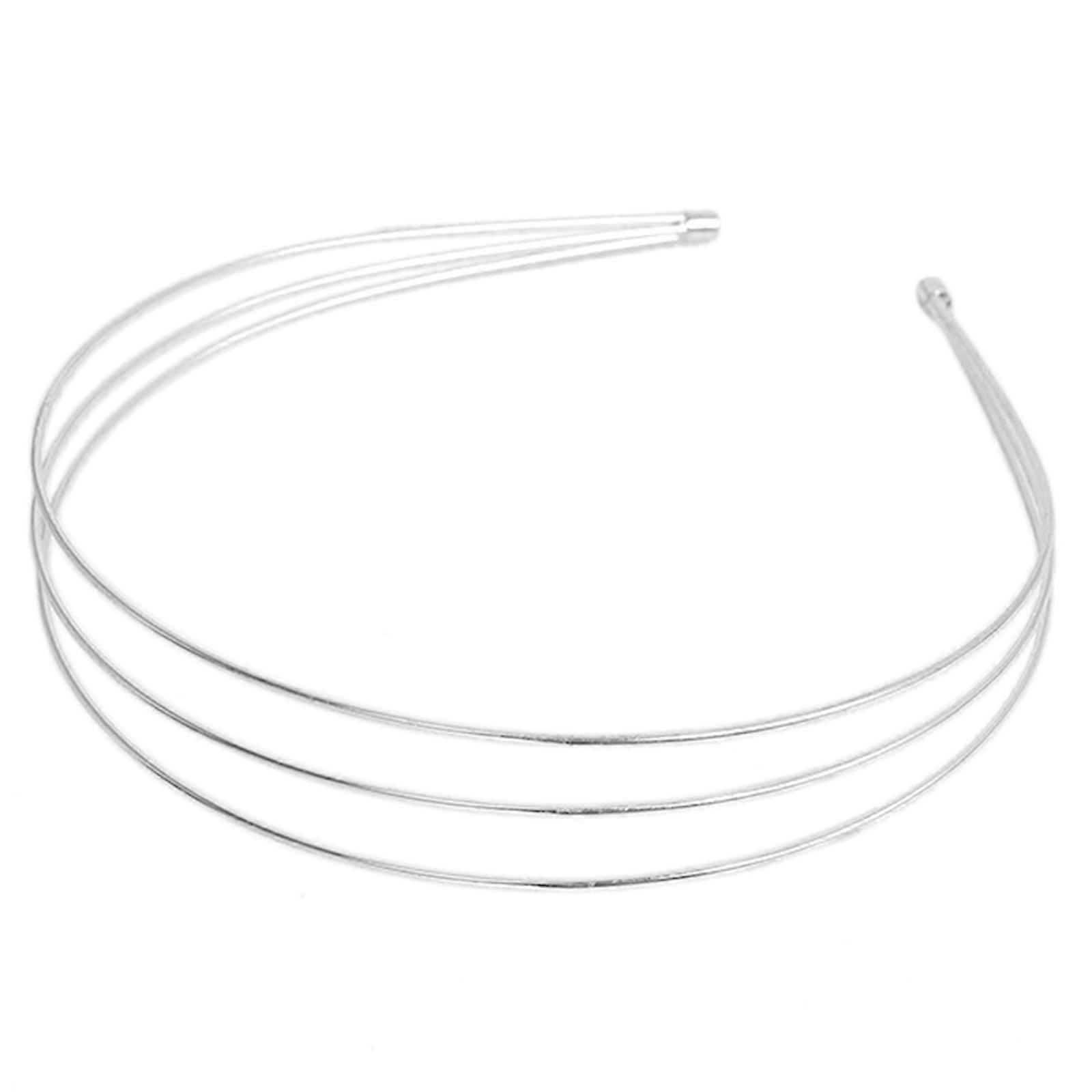 סרטי מתכת 2/3 שכבות סרט חוט שורה לנשים להקת שיער חתונה סרט שיער מתכת אלסטית לילדות