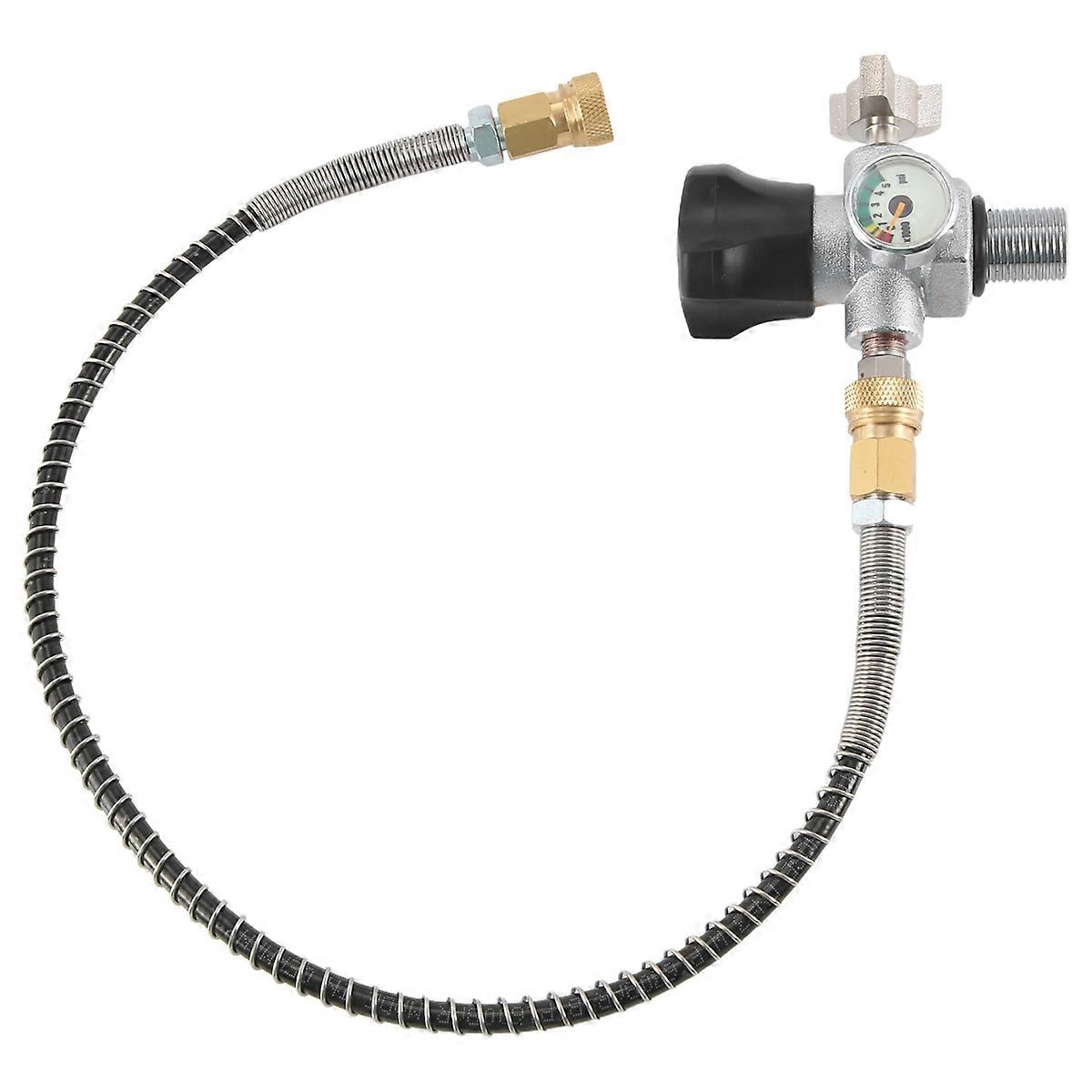 M18X1.5 Thread 4500Psi SCBA Valve Regulator Fill Station Hose for PCP Air Tank