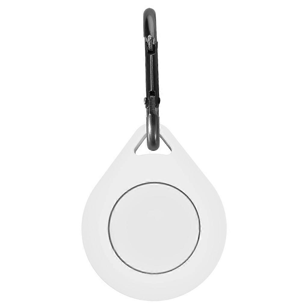 Bluetooth-compatible Location Tracker Protector Scratch Resistant Silicone Protective for Case for Shell for  White