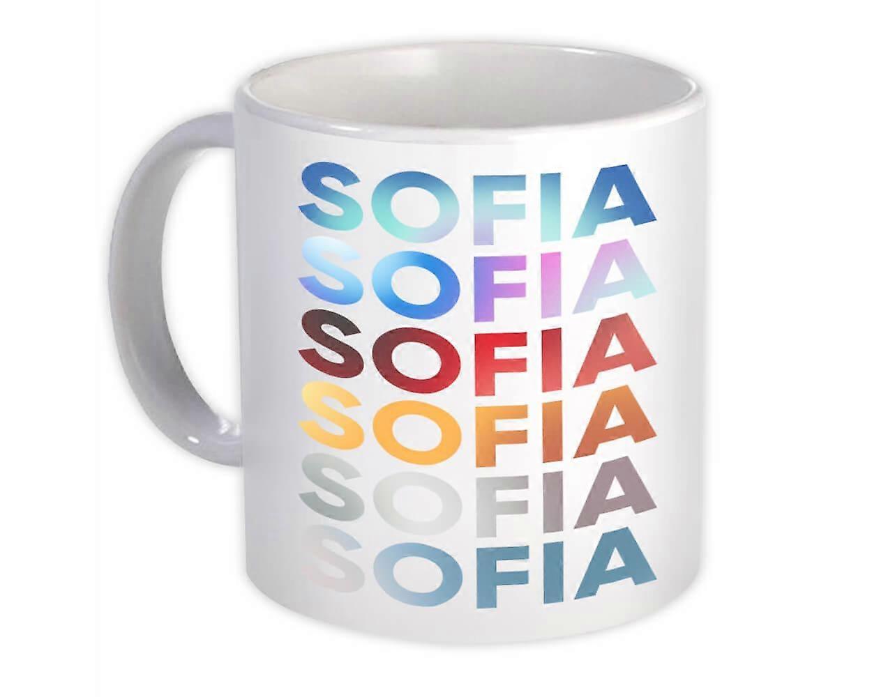 Gift Mug: Sofia Bulgaria Gradient