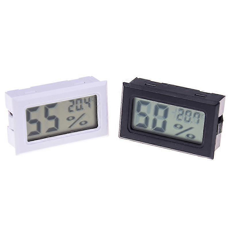 Small size digital lcd thermometer hygrometer humidity temp meter measuring - FFY