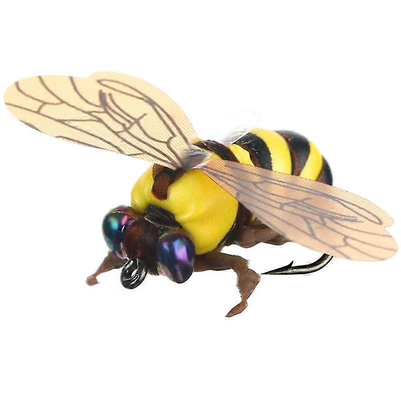 Floating Bionic Bee Road Bait Insect Fake Bait 8-3b