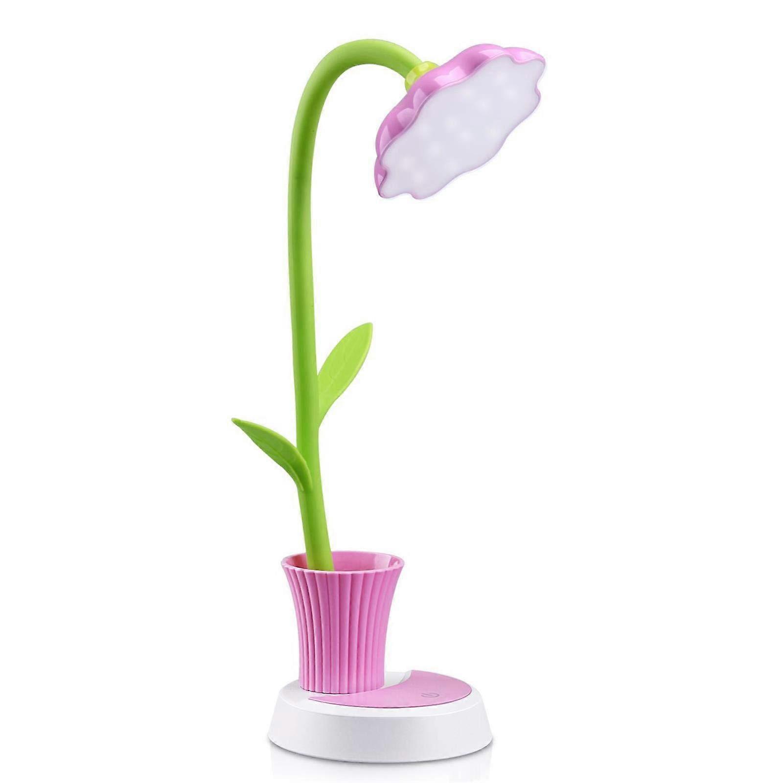 Pink Desk Lamp for Reading Small Size Desk Lamp