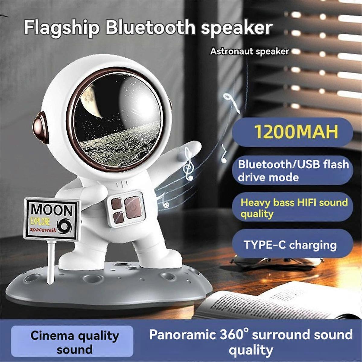 Astronaut Shaped Bluetooth Speaker Desktop Ornament 5.0 Chip