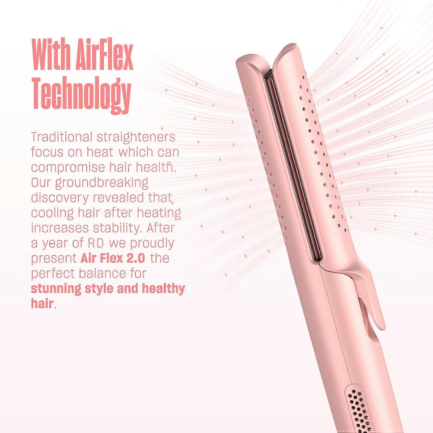 Bekin Flex 2 in 1 360° Hair Styler Flat Iron with Adjustable Temperature for Straightening and Curling All Hair Types