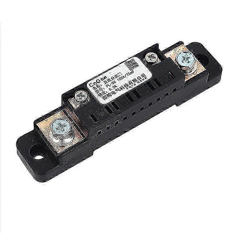 10A-100a 75mv Current Meter Shunt Dc Ammeter Splitter Current Shunt Resistor Dc Meter Shunted Ammeter