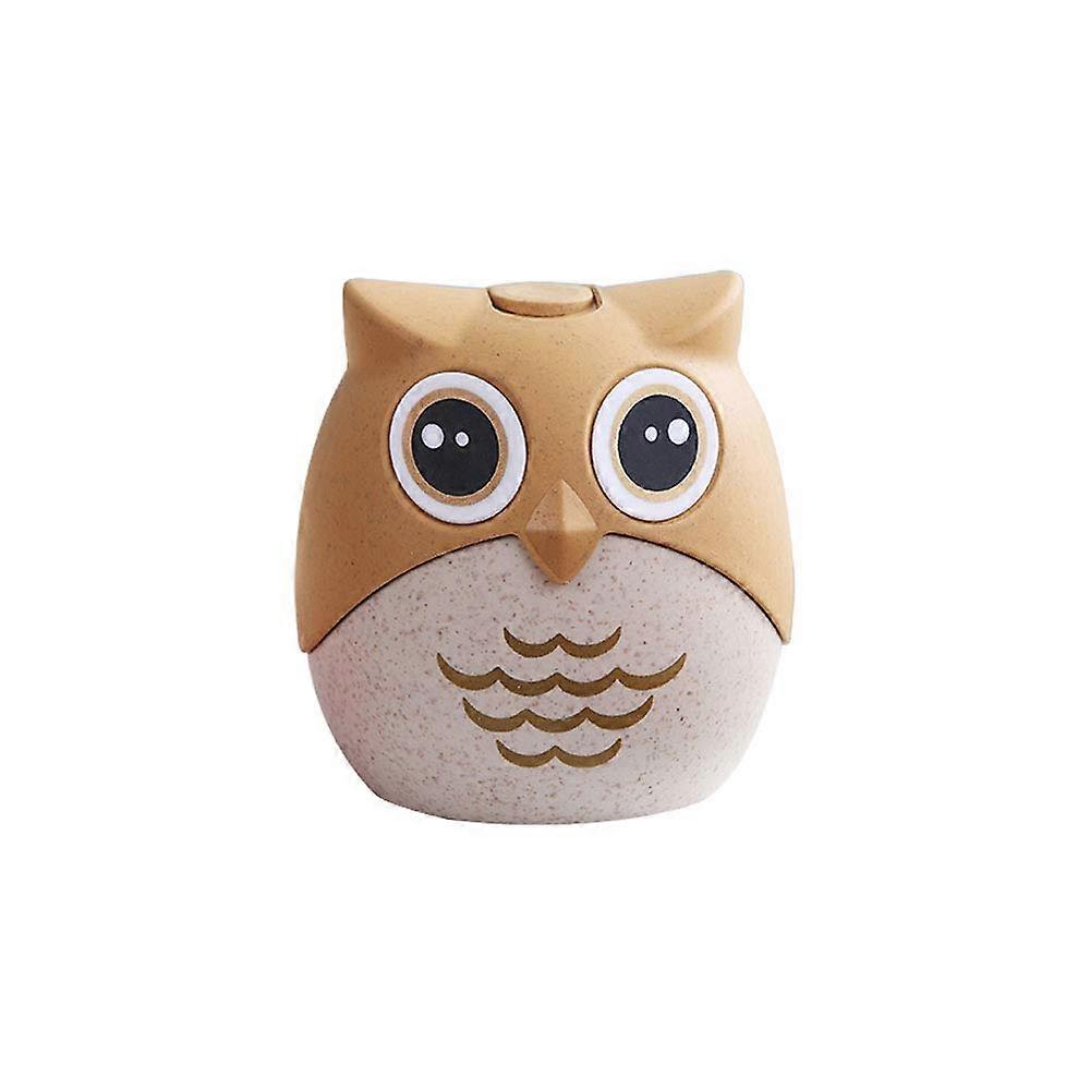 Cartoon Owl Design Tutor Holder Decorative Bird Dispenser Case Tabletop Storage Box For Restaurant Kitchen And Party