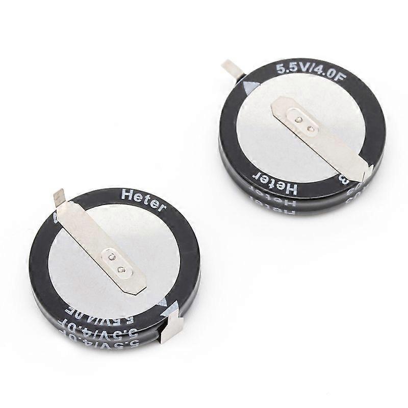 2 st 4.0F 5.5 V superkondensator H-typknapp för smart kapacitans Universal