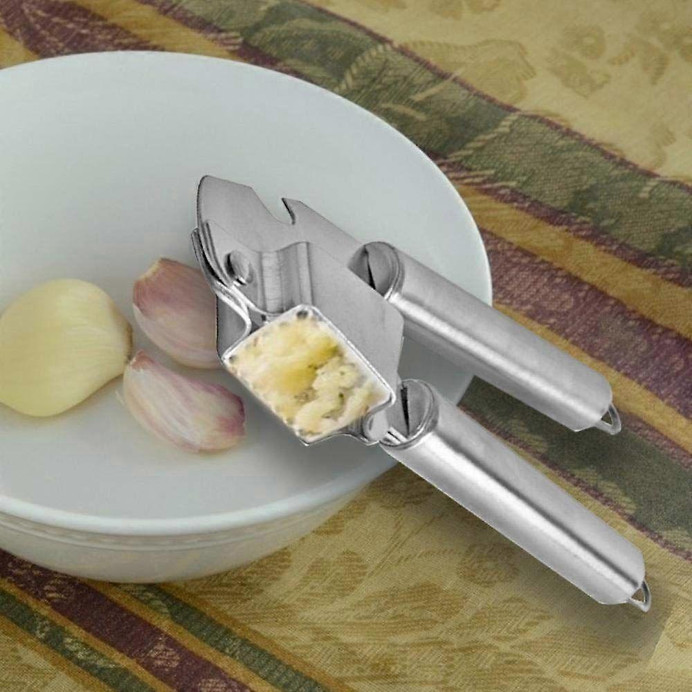 2 In 1 Kitchen Stainless Steel Garlic Press