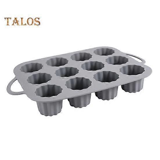 Silicone Muffin Baking Pan 12 Cups Nonstick Muffin Cupcake Mold with Handle Multifunctional Cake Mold for Baking Muffins Cupcakes Custards