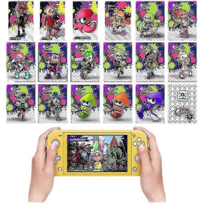 17pcs Amiibo Nfc Cartoon Game Console Cards