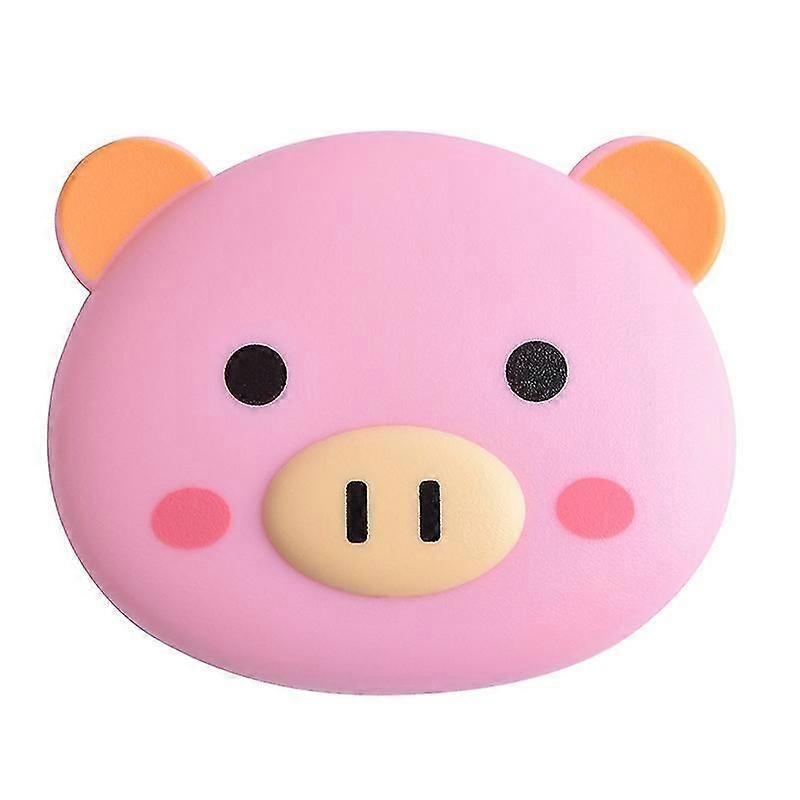 Set Of 2 Pink Pig Contact Lens Case Travel Kit Cute Animal Panda Lens Case Soak Storage Container With Mirror Bottle
