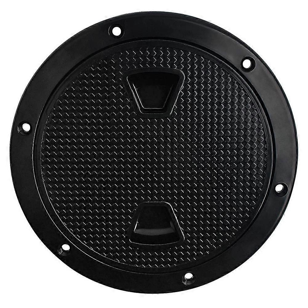 Circular Non Slip Inspection Hatch-Boat Hatch Deck Plate with Detachable Cover for RV Marine Boat Ka