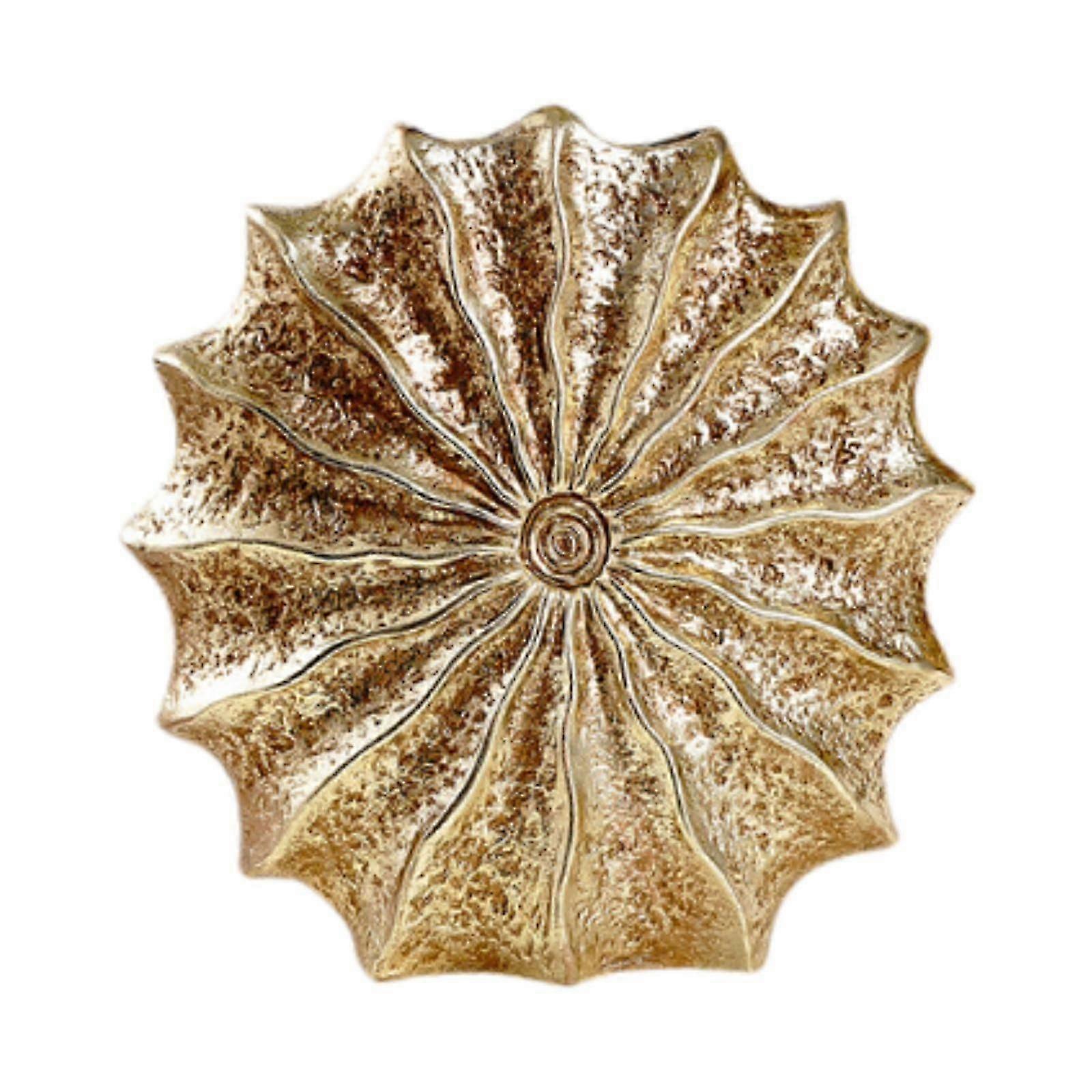 Conch Flower Vase Tabletop Ornament Unique Resin Table Centerpiece Floral Container for Coffee Table TV Cabinet Bedside Shelf