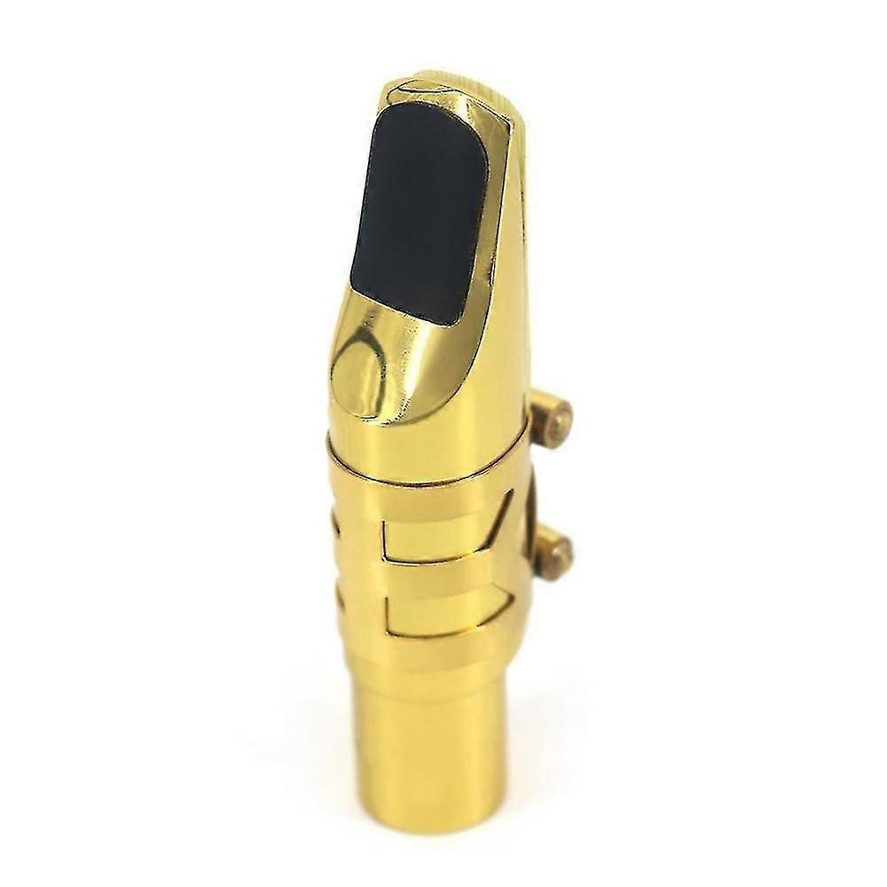 7c Tenor Saxophone Mouthpiece Musical Instrument Accessories Brass Material With Reed Cap Buckle Pat