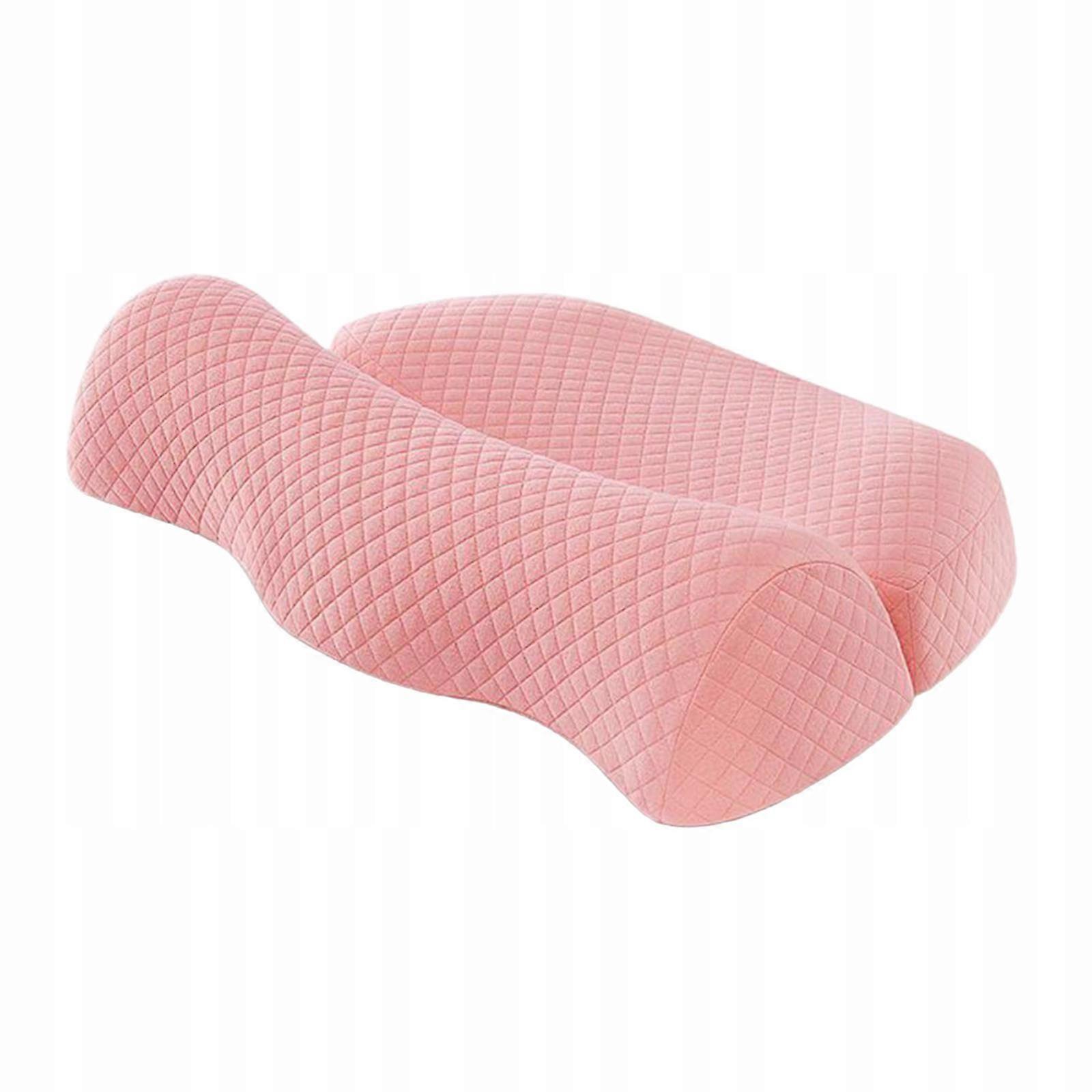 Sleeping Pillow Memory Foam Pillow For The Back Pink