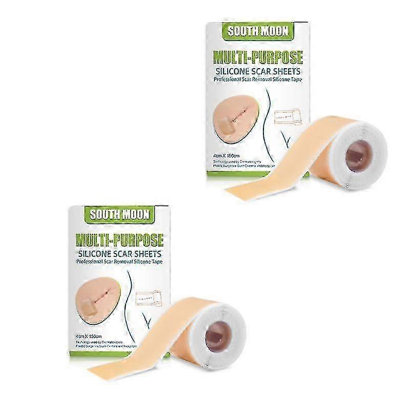 1-3x Silicone Sheets Patch Tape Roll Removal Strips 2pcs