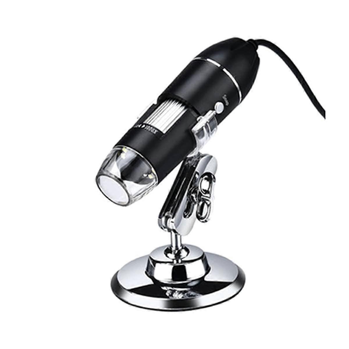 Microscope Accessories Kit Adjustable 3 in 1 Digital Microscope, with Bracket Microscope Slides (Color : Black)