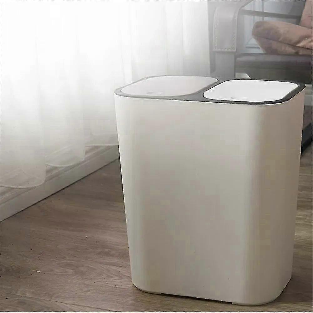 Classified Trash Can Fashionable Durable Polychromatic New Garbage Storage Tools Garbage Bin With Lid Thickened 12l Trash Can