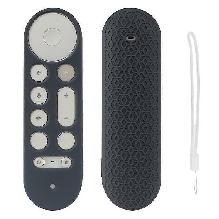 Συμβατό για Google TV Streamer Τηλεχειριστήριο φωνής Θήκη σιλικόνης Αξεσουάρ τηλεόρασης Προστατευτικό κάλυμμα τηλεχειριστηρίου με λουράκι