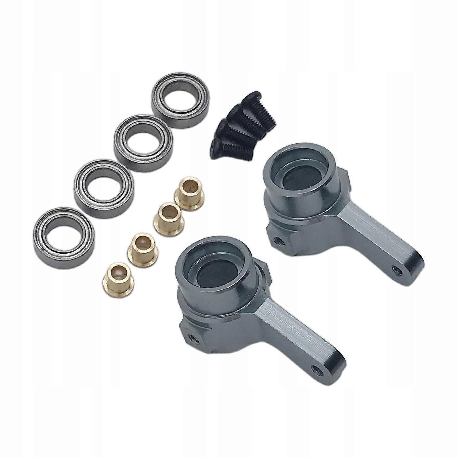 1 Pair 1:16 Rc Aluminum Front Axle Steering Cup With 4 Pieces