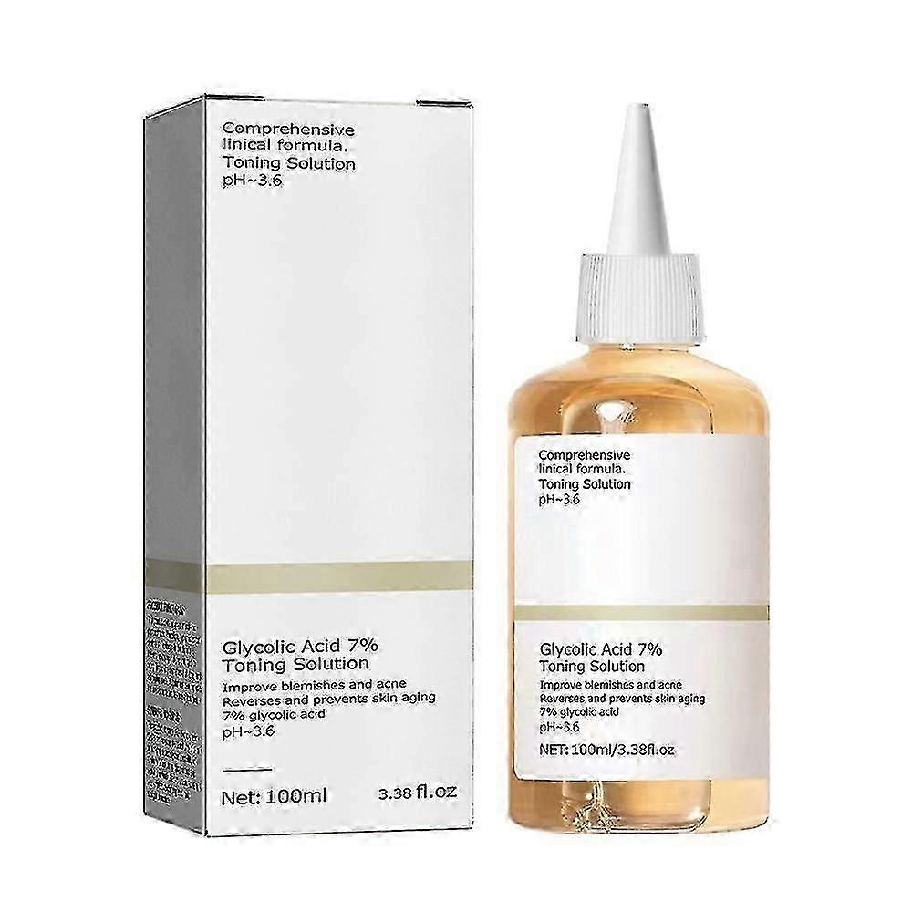 Glycolic Acid 7% Toning Solution 100ml Toner Exfoliating For Face Acne Scars