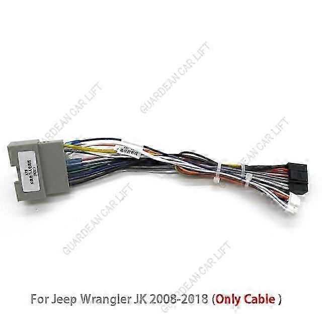 For Jeep Wrangler Jk 2008-2018 Aftermarket Dvd Radio Player Stereo Installation Bluetooth Transmitters Car 16pin Android Wiring Harness With Canbus