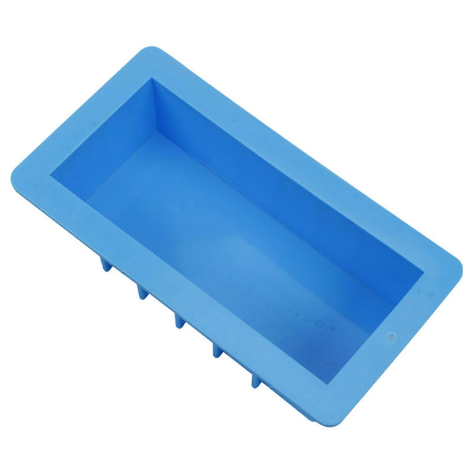 Silicone Toast Bread Mold Cake Loaf Mould Non-Stick Rectangular Handmade Soap Multicolor