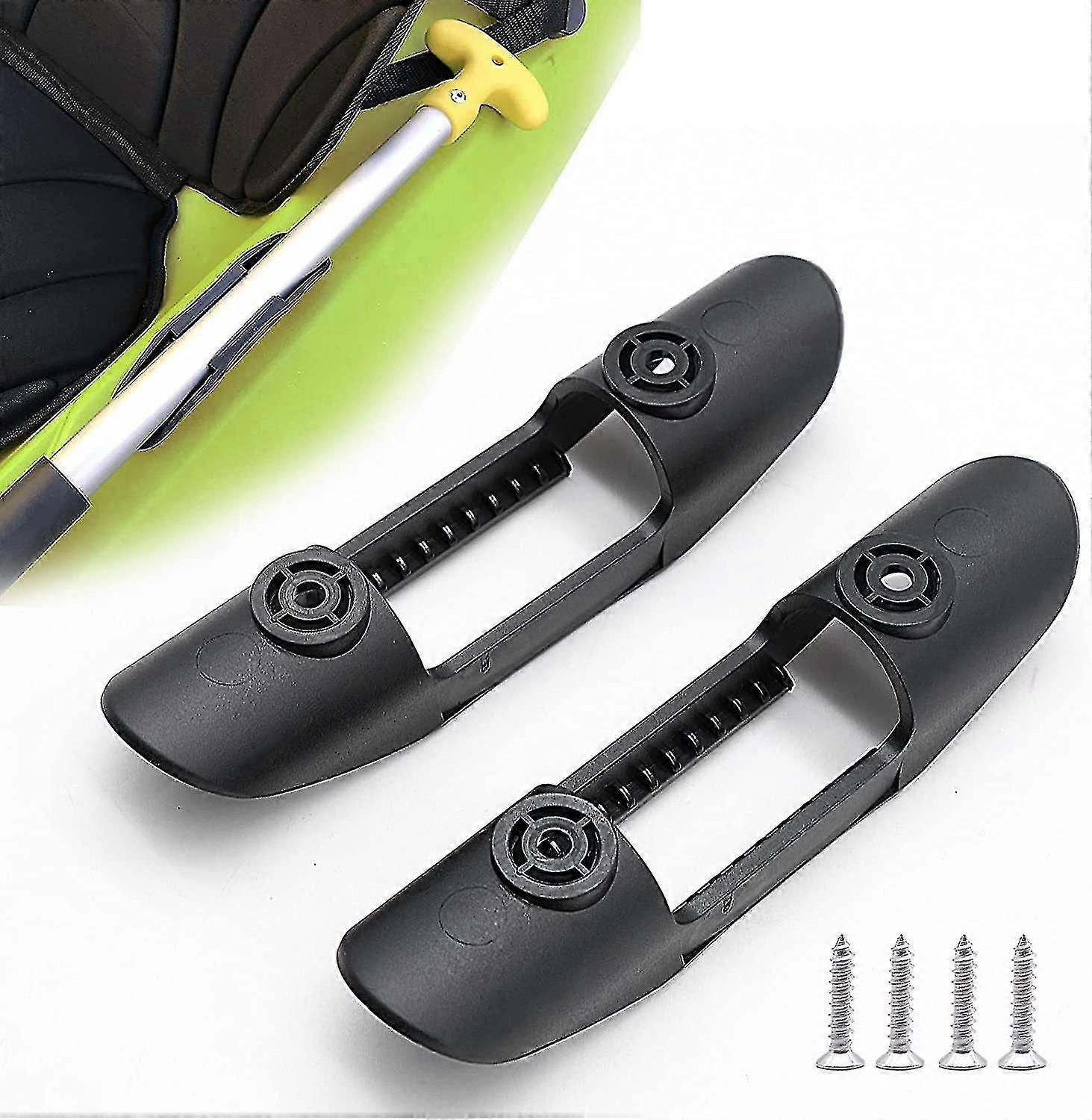 حزمة حاملي مجداف قوارب الكاياك مع 4 مسامير ، حامل مجداف قارب عالمي للزوارق ، القوارب القابلة للنفخ ، معدات التخييم