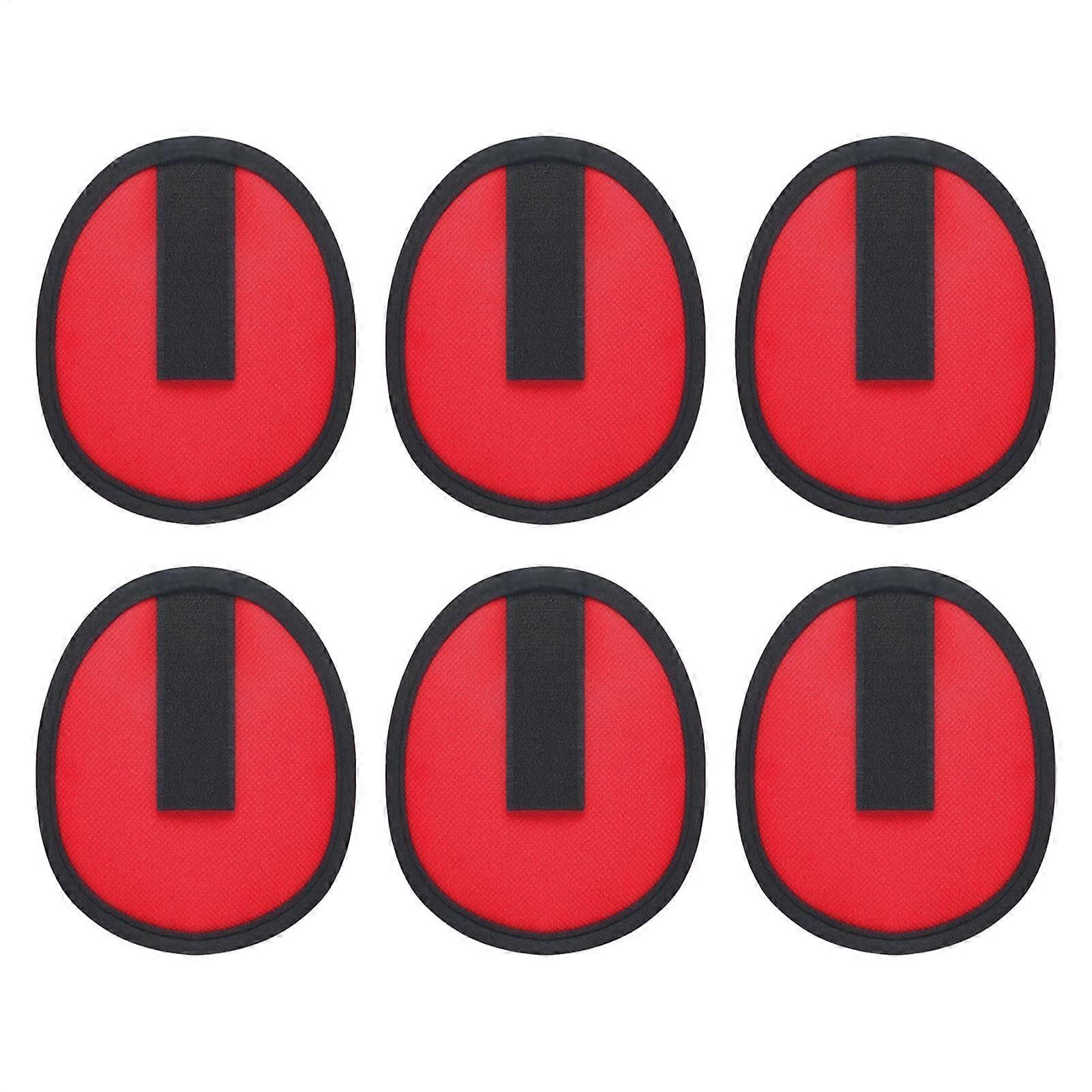 Lure Wrap Set of 6 for Fishing Rods, Lure Shield Sleeve Red 15 cm