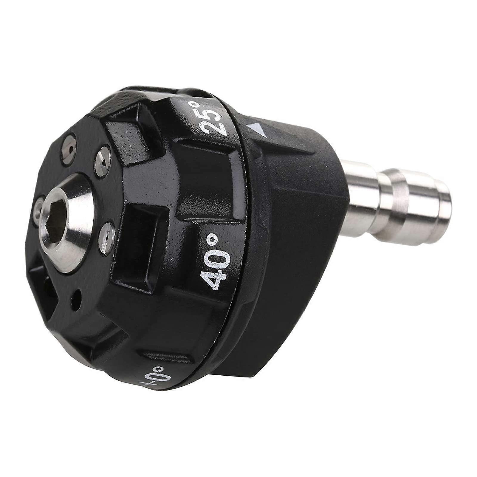 Pressure Washer Nozzle 6-In-1, 1/4-Inch Quick-Connect, 4000 PSI Adjustable Spray Tip, Universal Fit