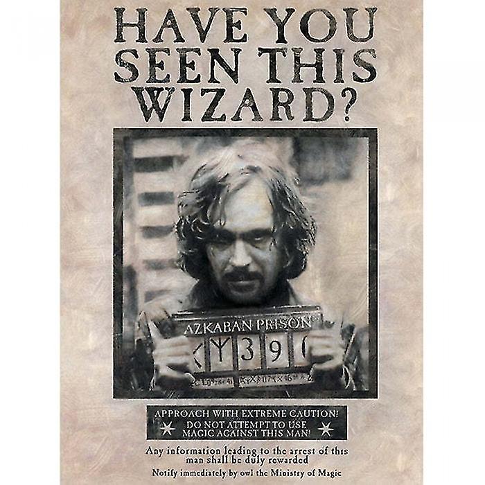 Harry Potter Wanted Poster Sirius Black Canvas Print