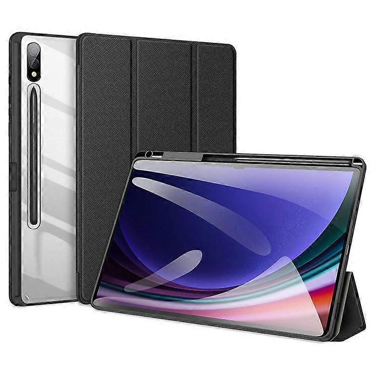 DUX DUCIS TOBY Series Compatible For Samsung Galaxy Tab S10+ / S9+ / S9 FE+ Case PU Leather Tri-Fold Stand Tablet Cover
