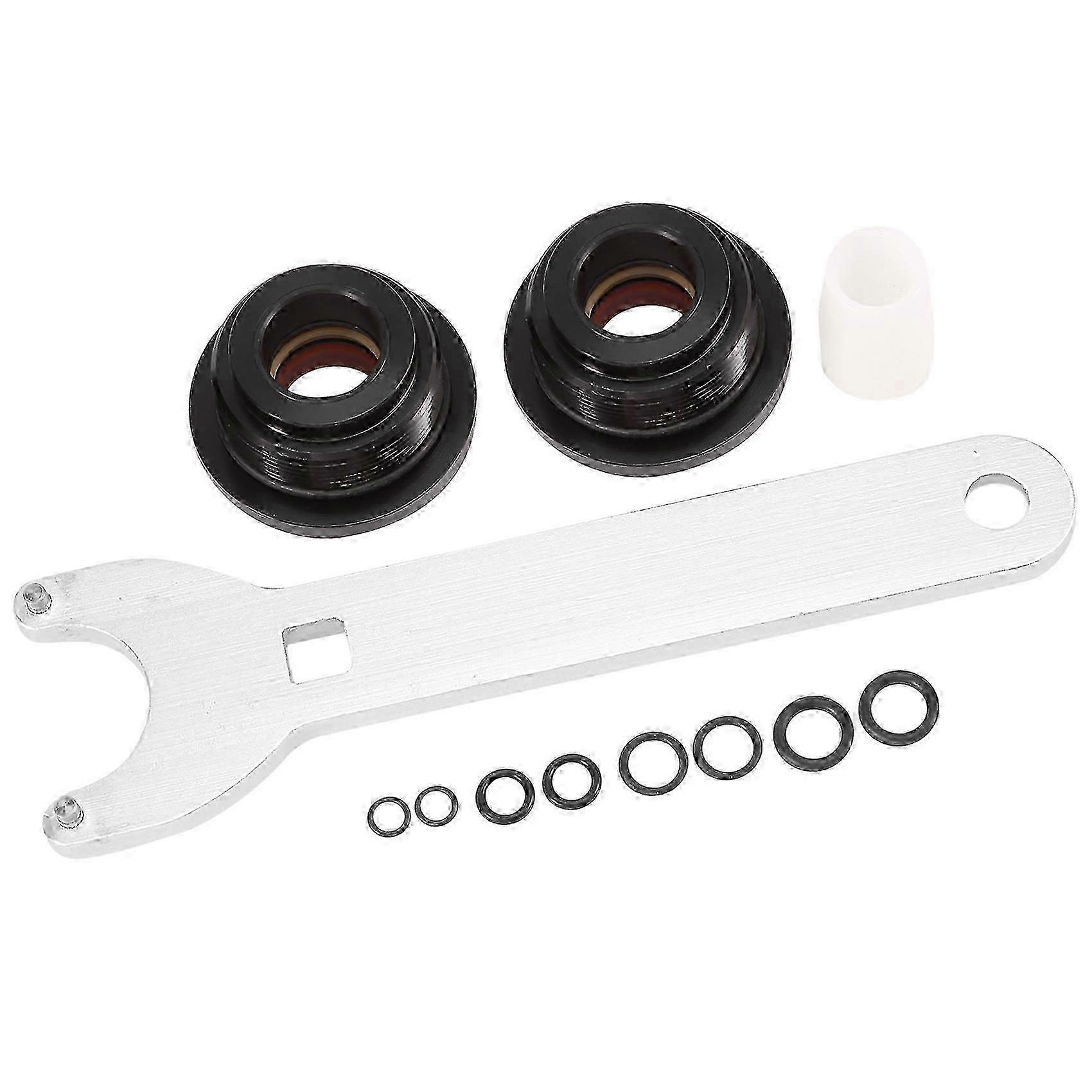 Automobile Front Hydraulic Steering Seal Rebuild Kit, Compatible with Certain Vehicles, Includes Wrench for Easy Installation