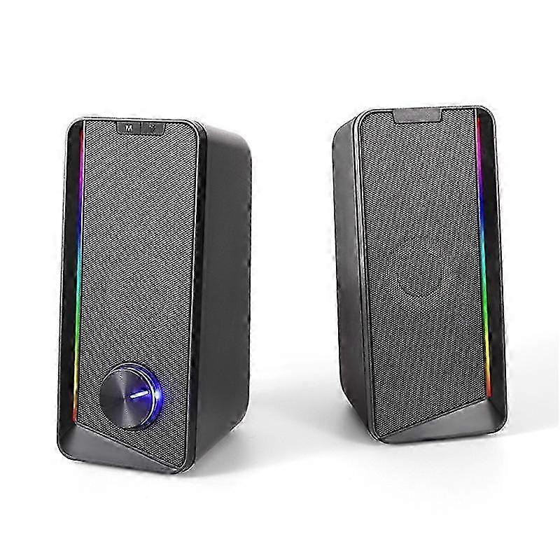 Desktop Bluetooth o Multi-Light Effect Cool Computer Speaker 4 Unit Dual Speaker Diaphragm Spea