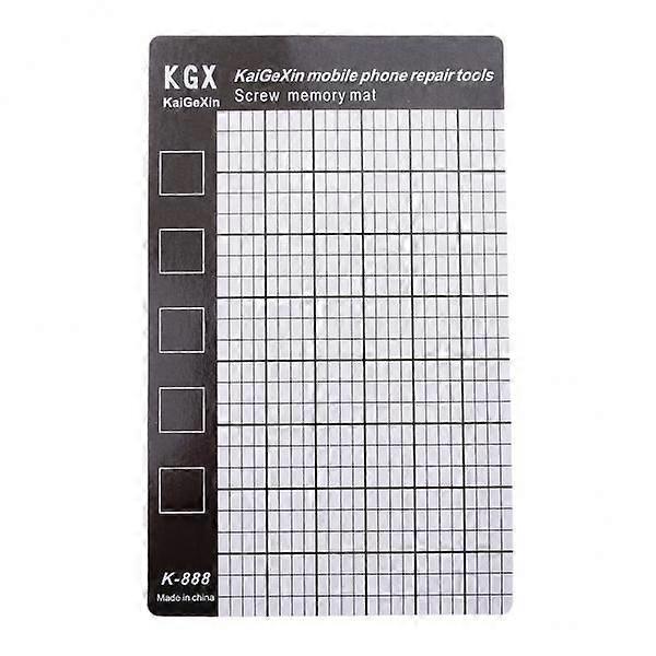 2x Flexible Magnetic Anti Mat Screws Memory Chart Pad for Phone PC Disassembly