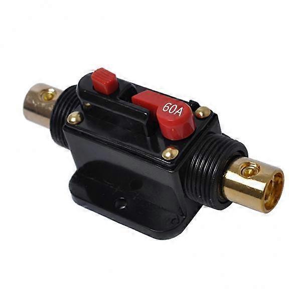 3x 60A Auto Stereo Switch Fuses Inline Circuit Breaker