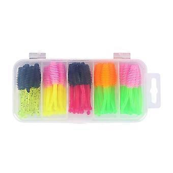 Swimbait Jigging Lure Double Tail Konstgjorda beten 5cm Wobbler Fiske Baits