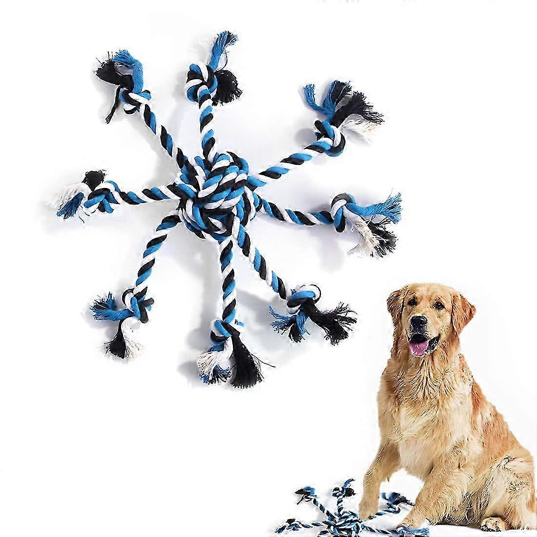 ペットの歯が生える綿ロープのおもちゃ猫と犬