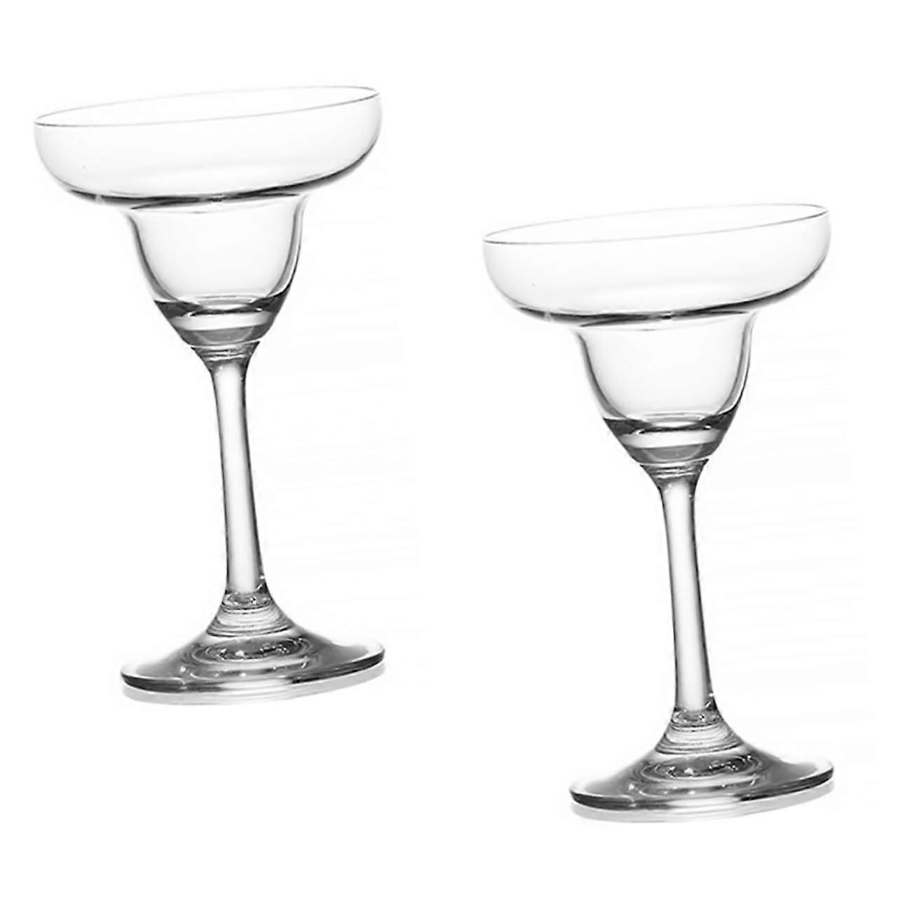 Set of 2 creative goblets made of flat mouth, wine cup set, elegant drinking glasses for sparkling wine and wine, ideal for special occasions or
