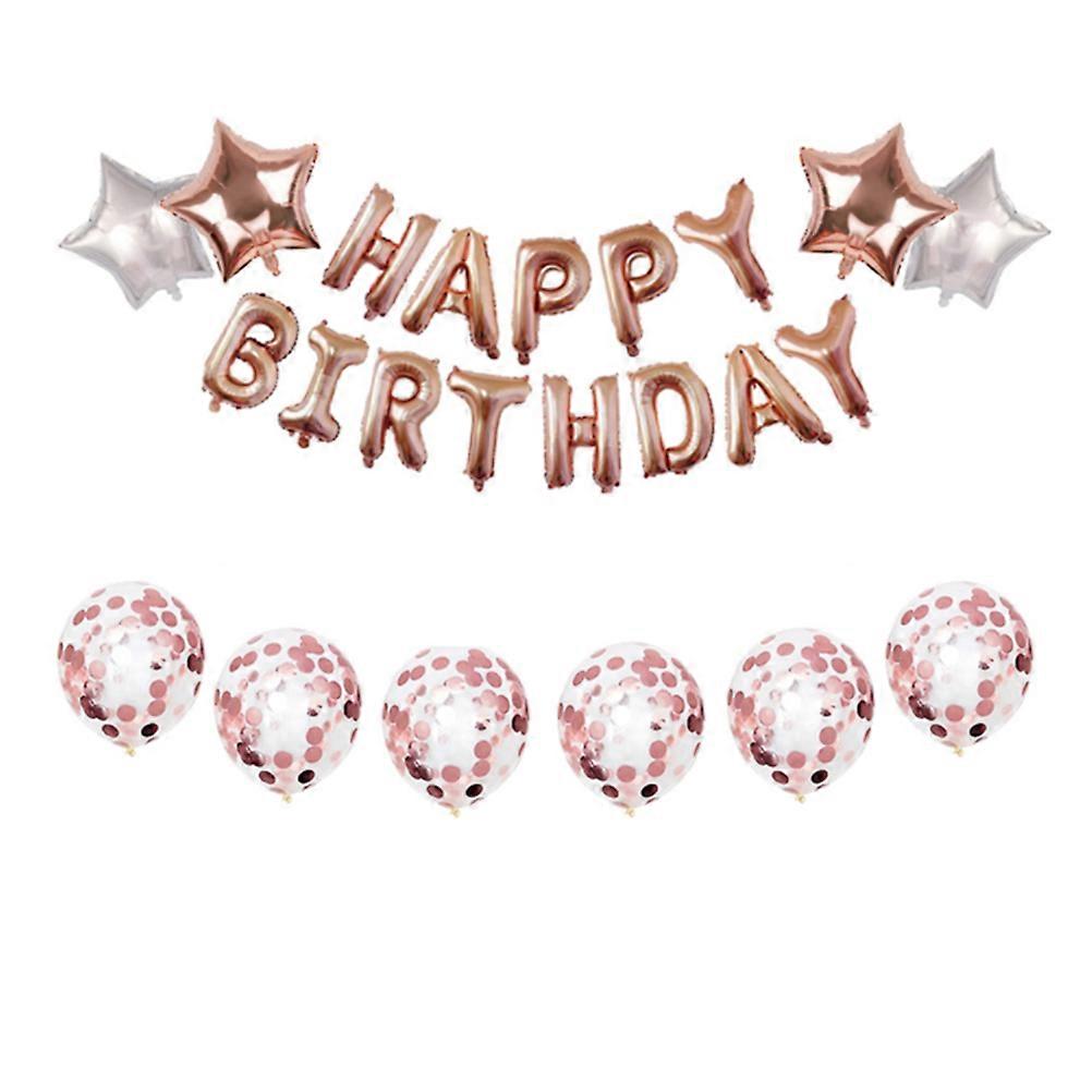 Decorative Balloons Stars And Numbers Latex Balloons For Birthday Party Supplies 1Set