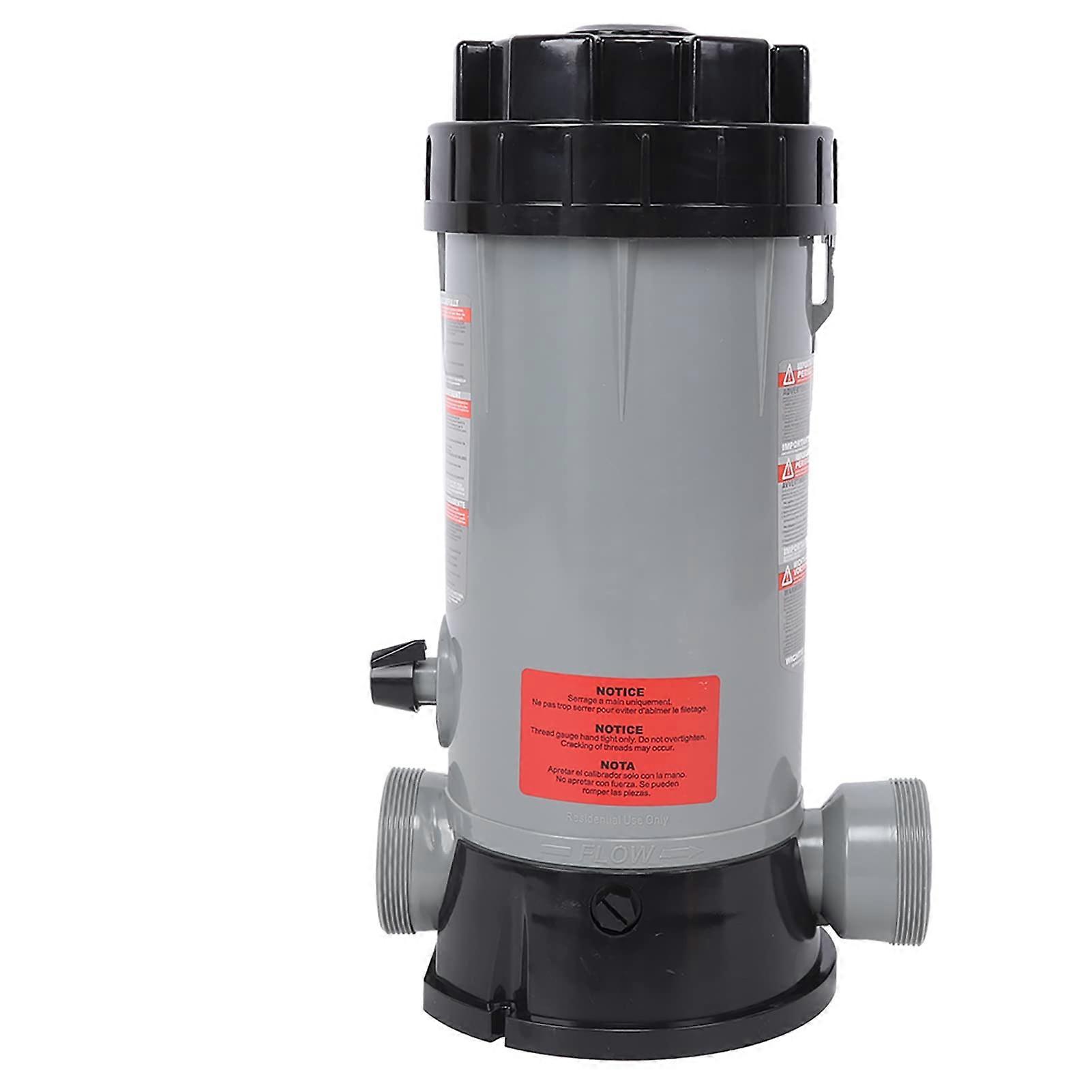 CL200 Automatic Chemical Dispenser, Swimming Pool Chlorine Dispenser, Chlorinator Disinfectant, Integrated Check Valve, Default